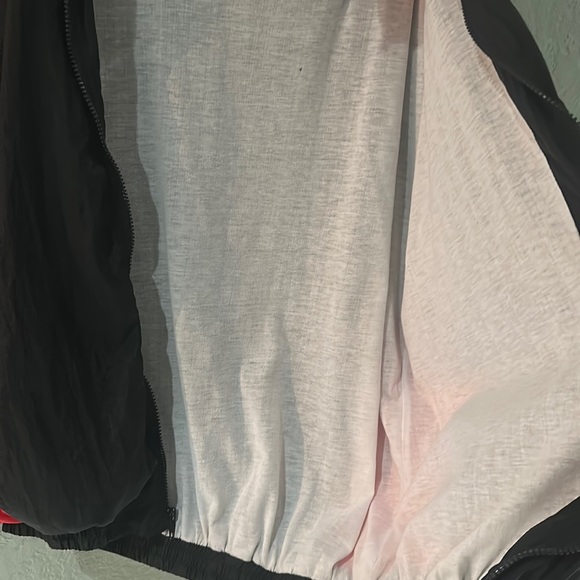 Cheetah Windbreaker Men's red workout Jacket Size M - Picture 8 of 9